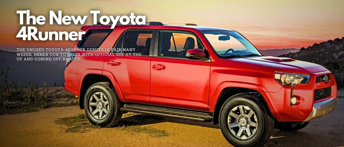 The New Toyota 4Runner Shows Its Back End for the First Time