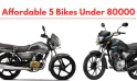 Affordable 5 Bikes Under 80000 | 5 Bikes Under 80000