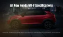 All New Honda WR-V Specifications