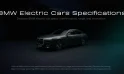 BMW Electric Cars Specifications