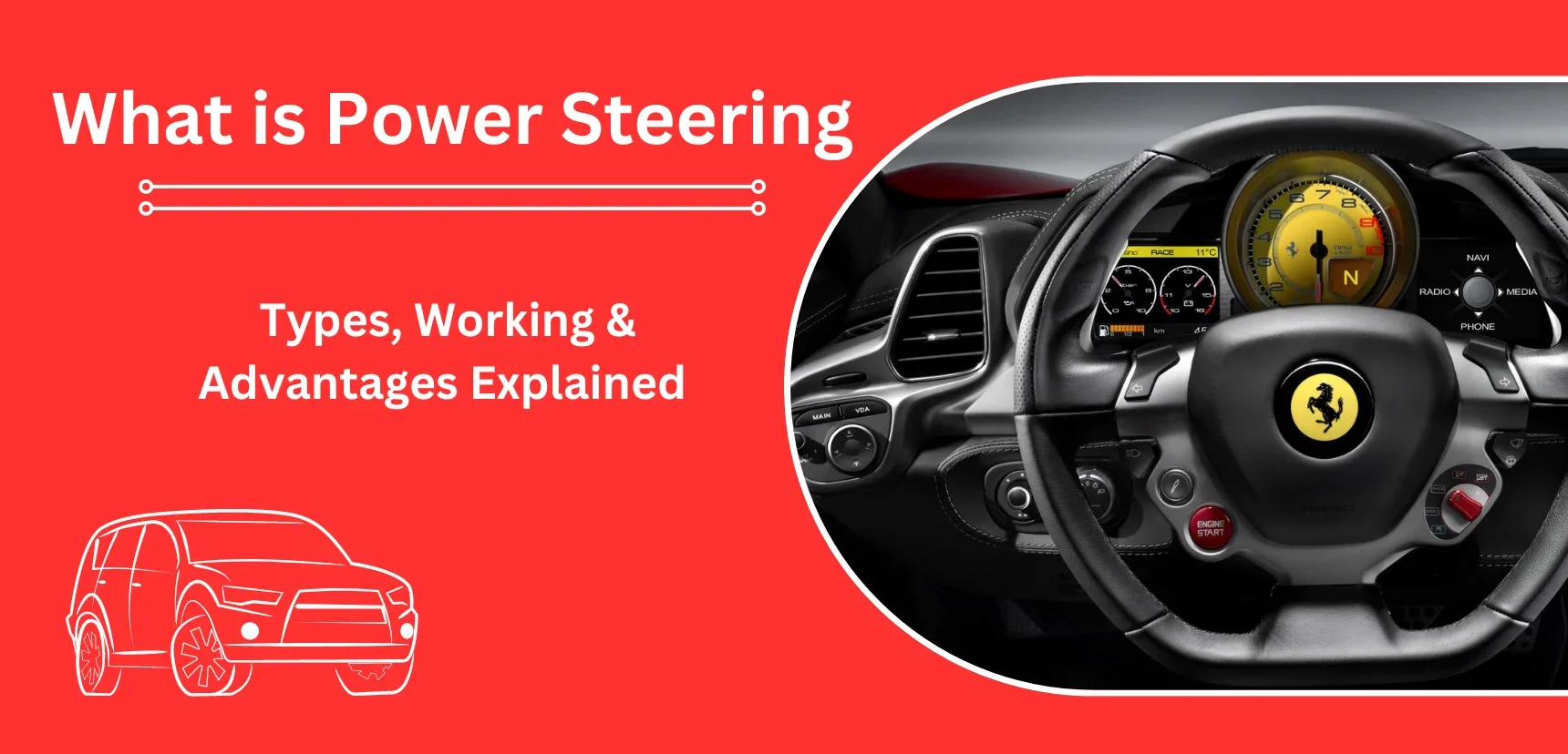 What is Power Steering Types, Working & Advantages Explained
