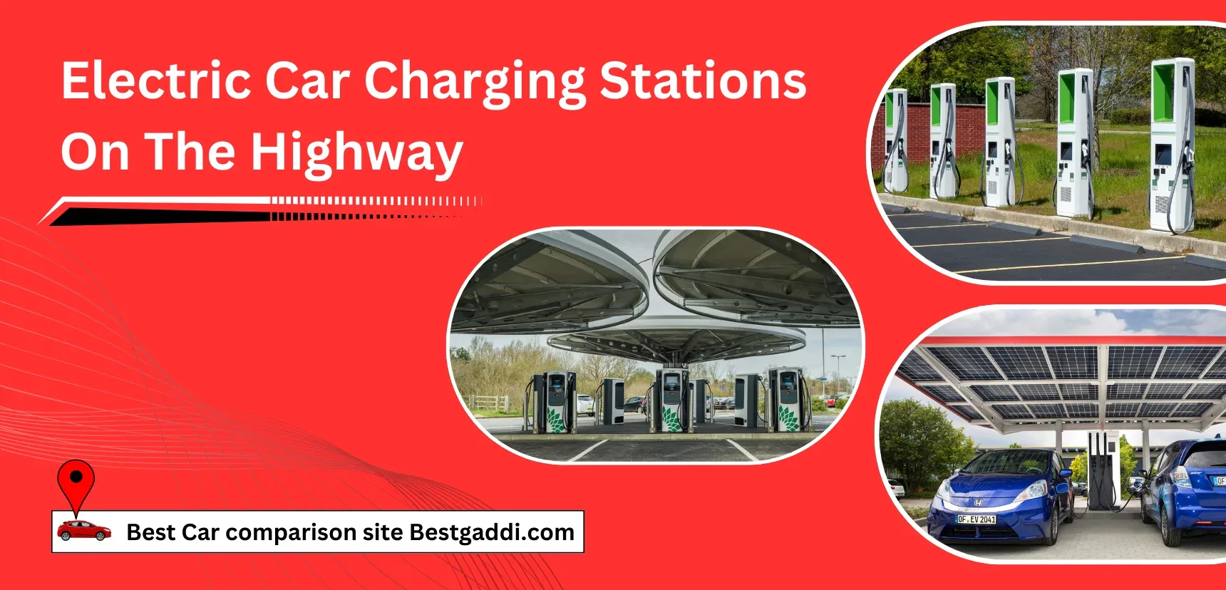 Electric Car Charging Stations On The Highway