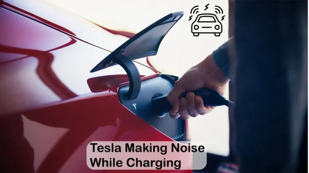 Click Sound when charging ev tesla