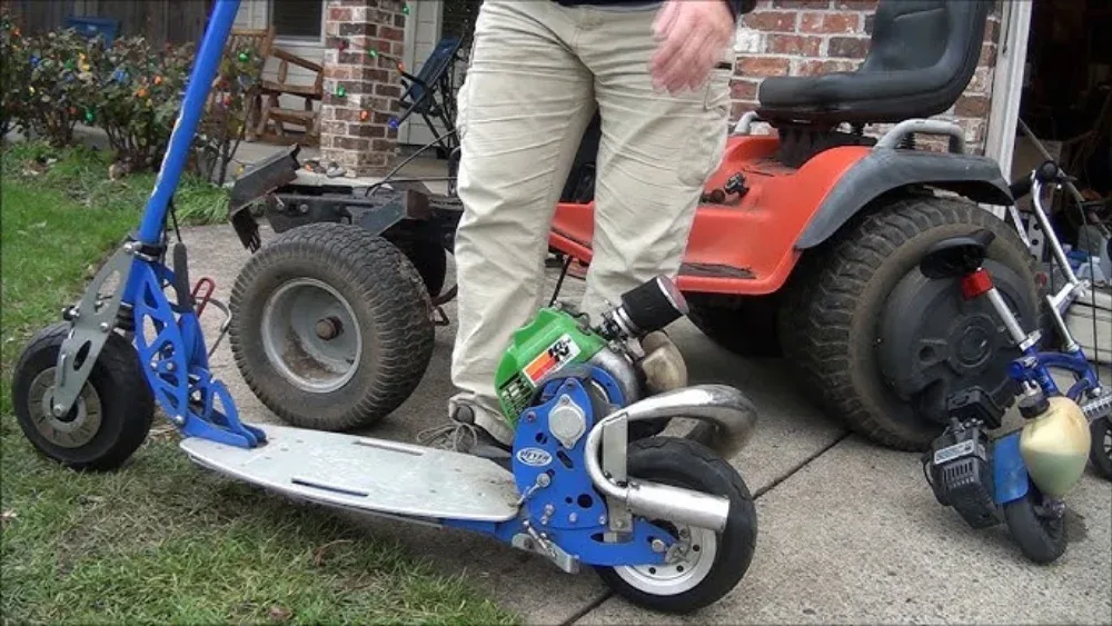 gas powered scooter